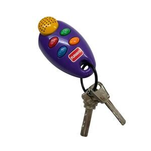 1999 Playskool My First Remote Keys Noise Making Toy Works